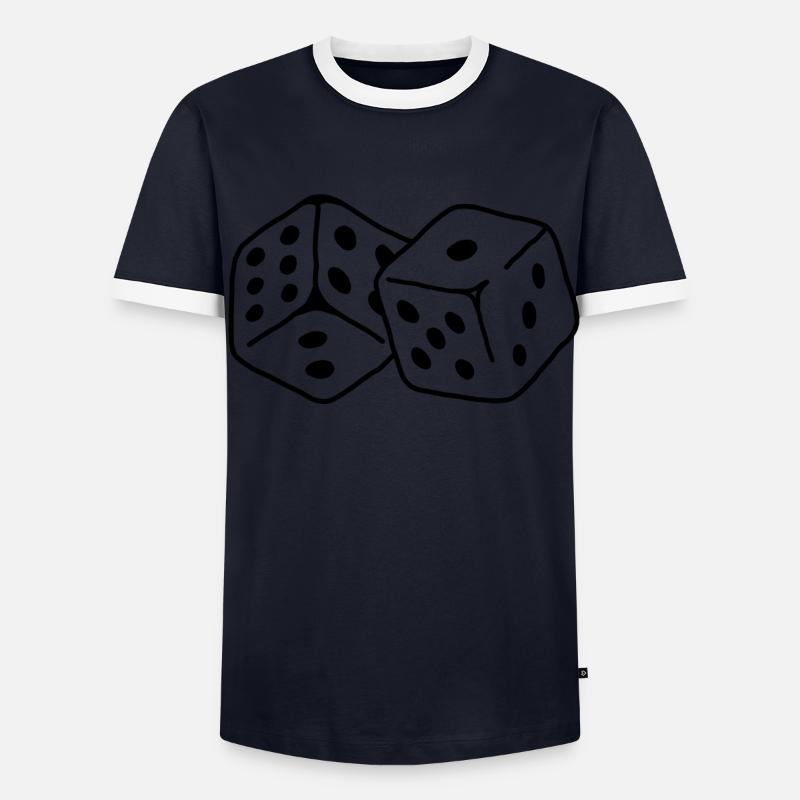 Dés T-shirt contrasté Homme