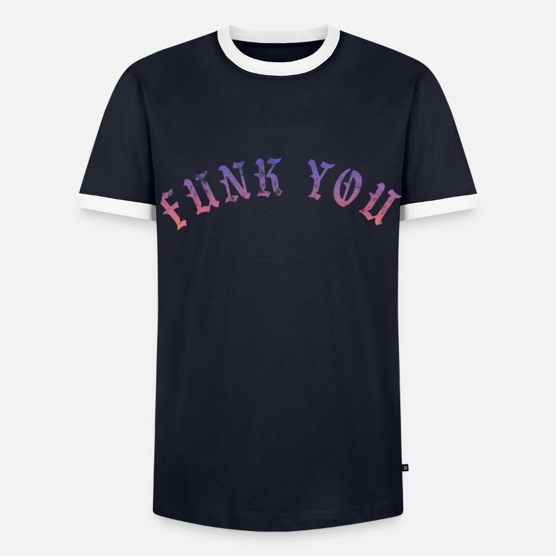Funk vous T-shirt contrasté Homme