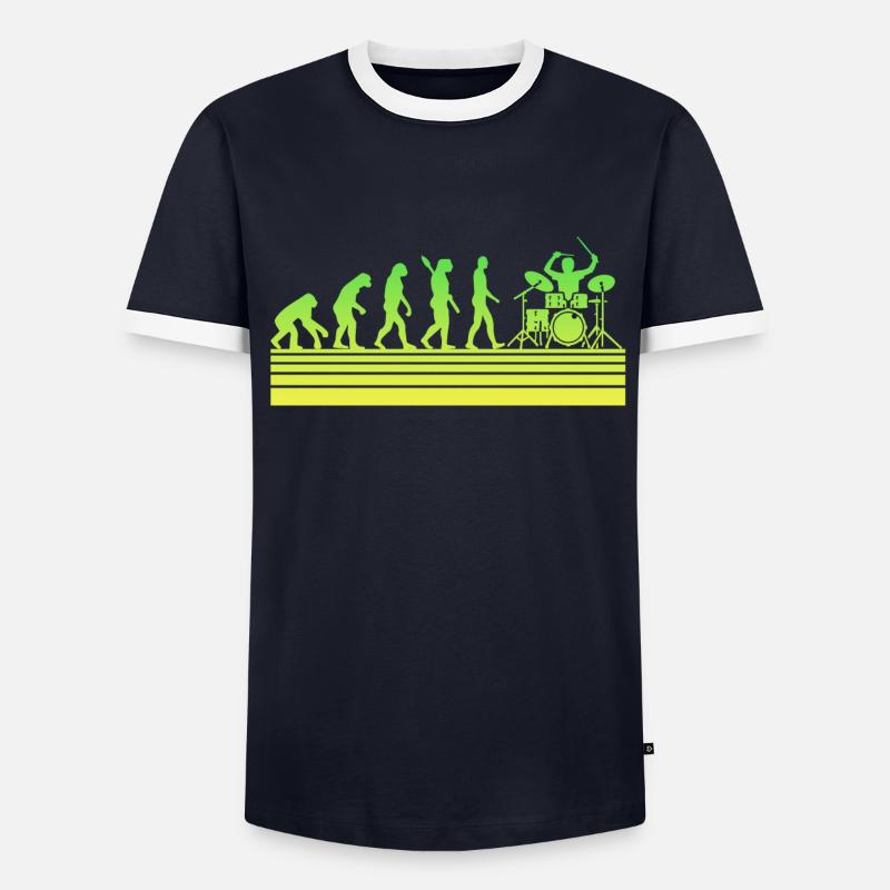 Batterie Drummer Evolution T-shirt contrasté Homme