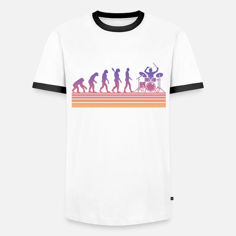 Batterie Drummer Evolution T-shirt contrasté Homme