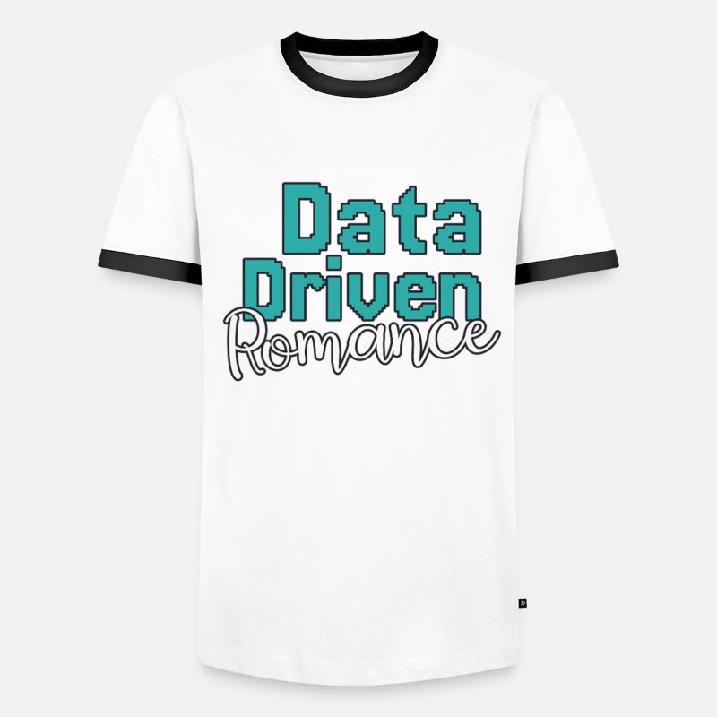 Data Science Saint-Valentin Romance T-shirt contrasté Homme