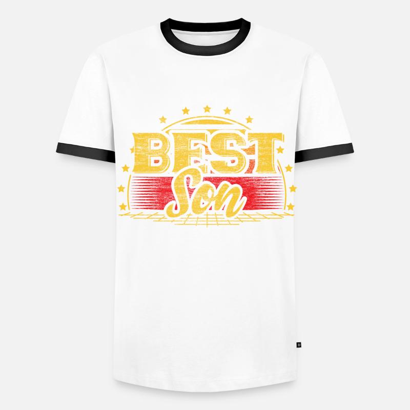 Bester Sohn Geschenkidee Männer Kontrast-T-Shirt