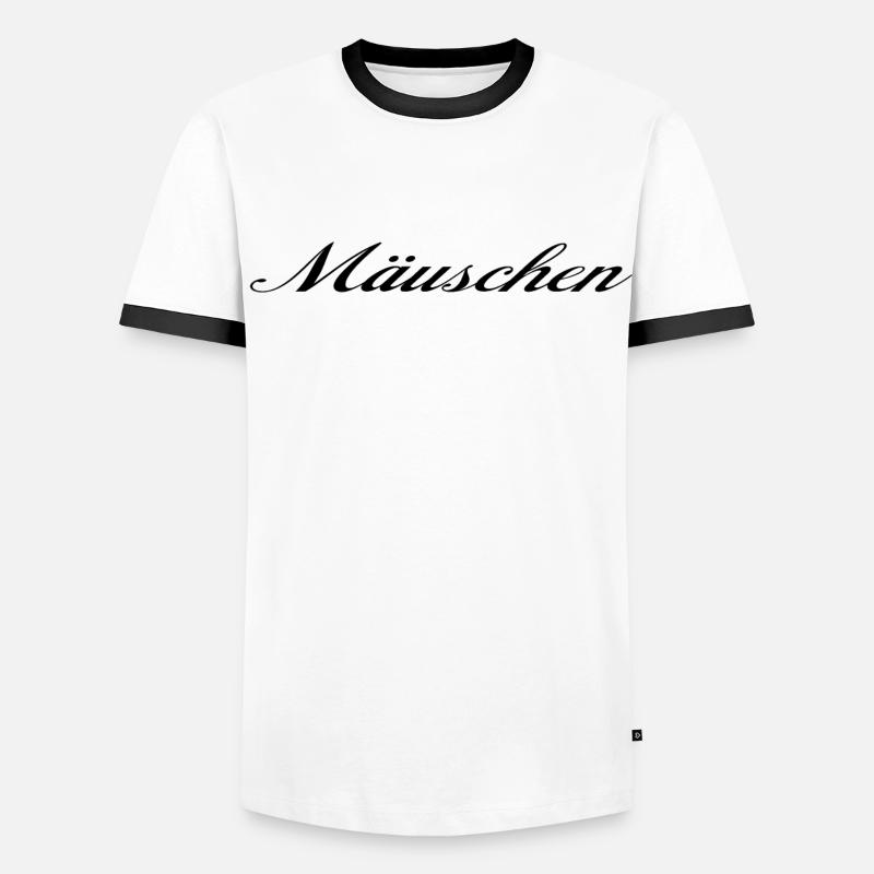 Mäuschen T-shirt contrasté Homme