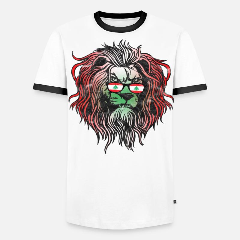Liban T-shirt contrasté Homme