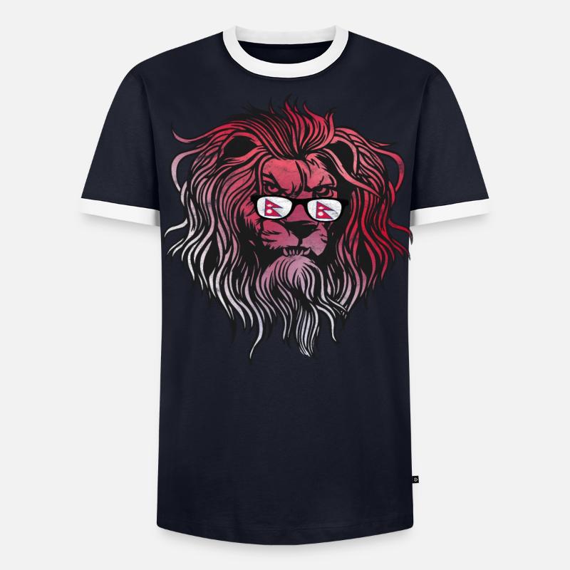 Népal T-shirt contrasté Homme