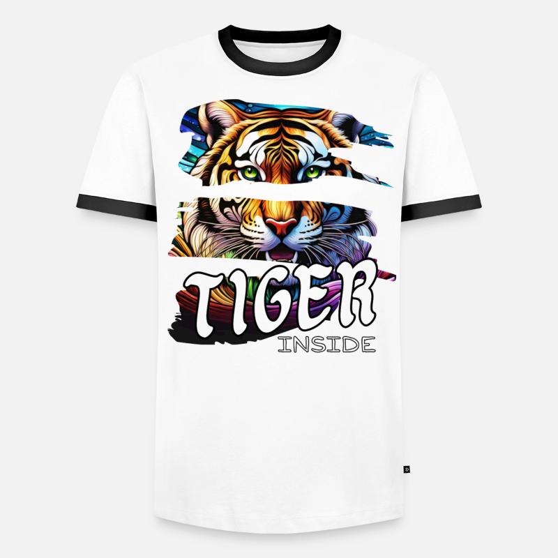 Tiger inside. Men's Ringer Shirt