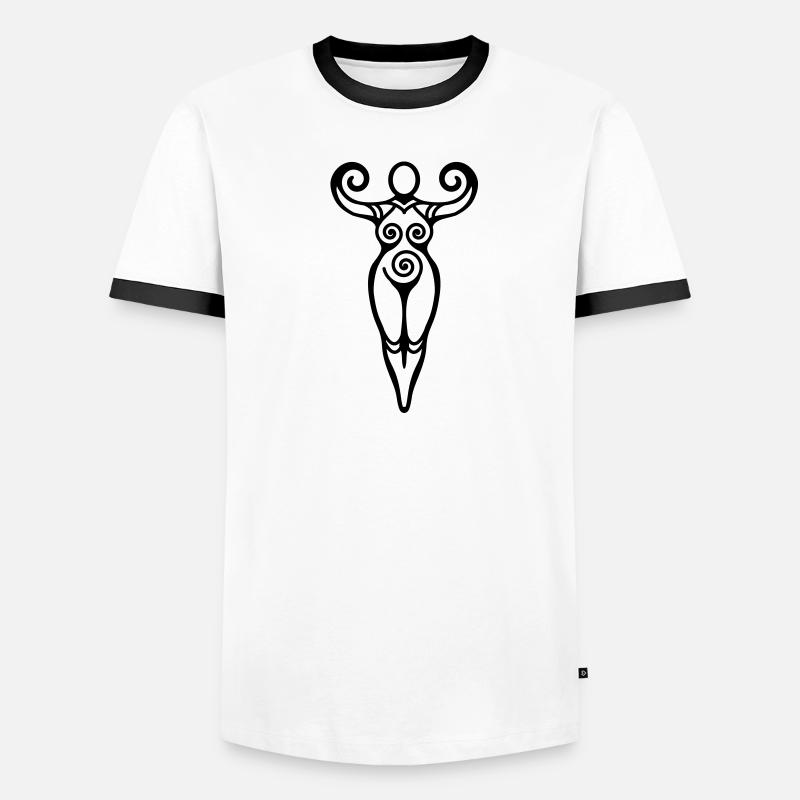 déesse T-shirt contrasté Homme