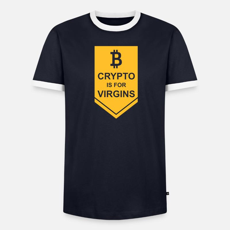 Crypto est pour les vierges T-shirt contrasté Homme