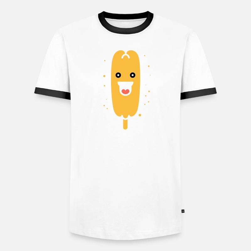 Mais Hundefutter Männer Kontrast-T-Shirt