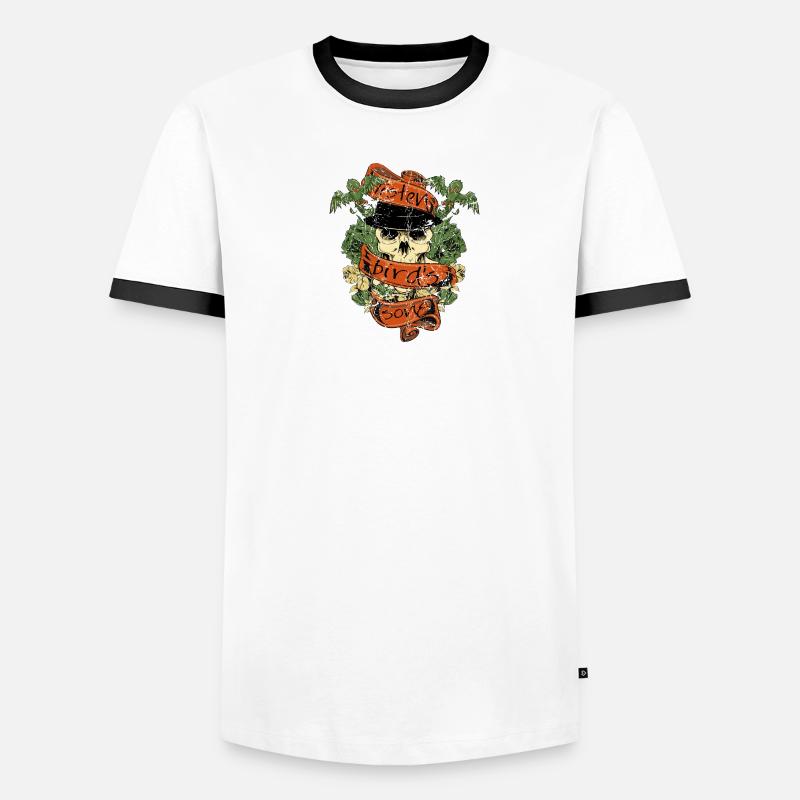 écouter les oiseaux de chanson T-shirt contrasté Homme
