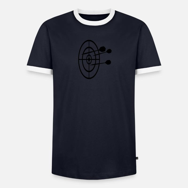dart Männer Kontrast-T-Shirt