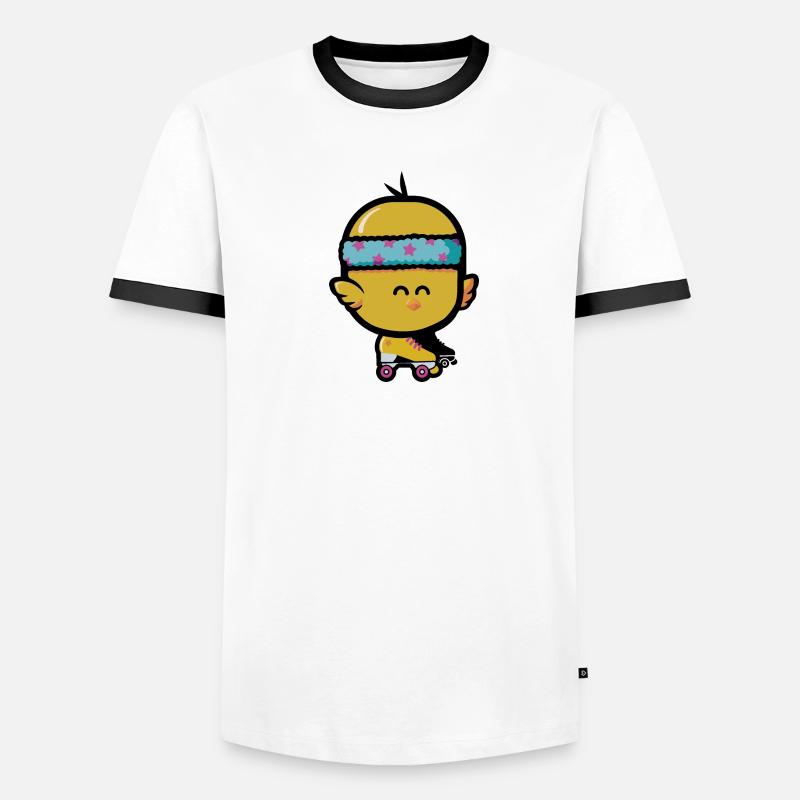 Roller Disco Poussin T-shirt contrasté Homme