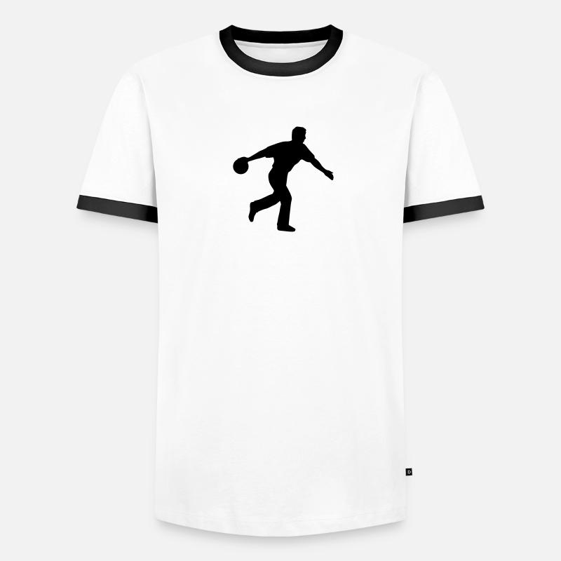 bowler_1c Men's Ringer Shirt
