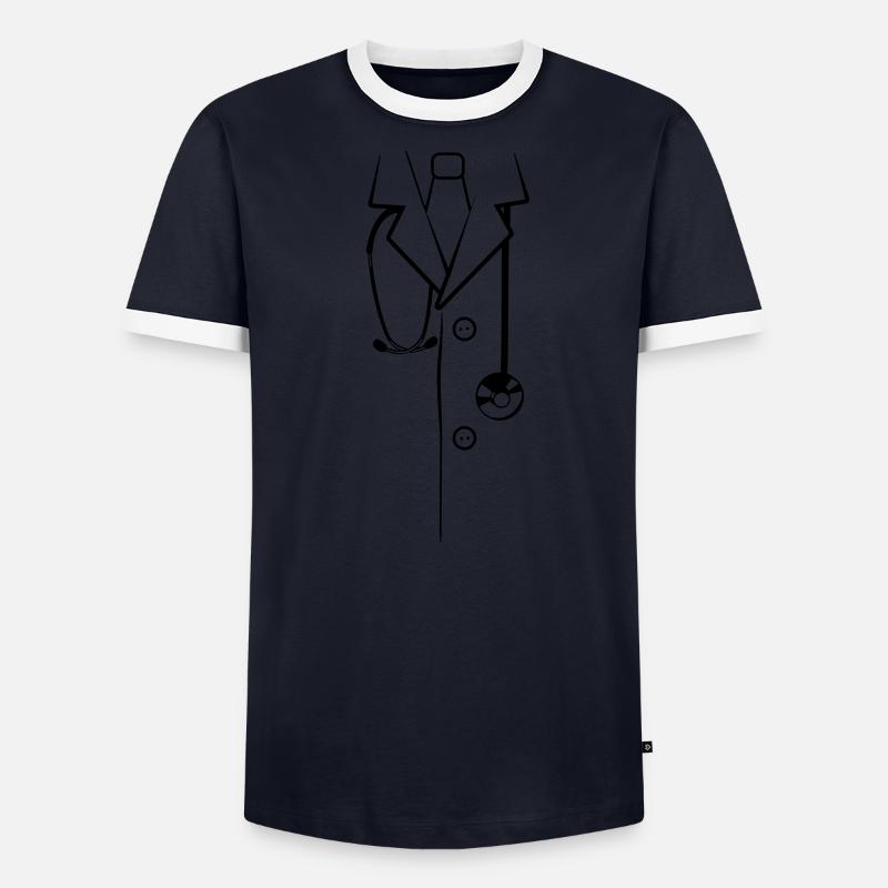 Blouse du Médecin T-shirt contrasté Homme