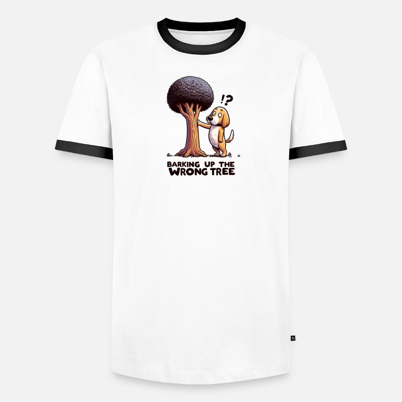 Barking Up The Wrong Tree Men's Ringer Shirt