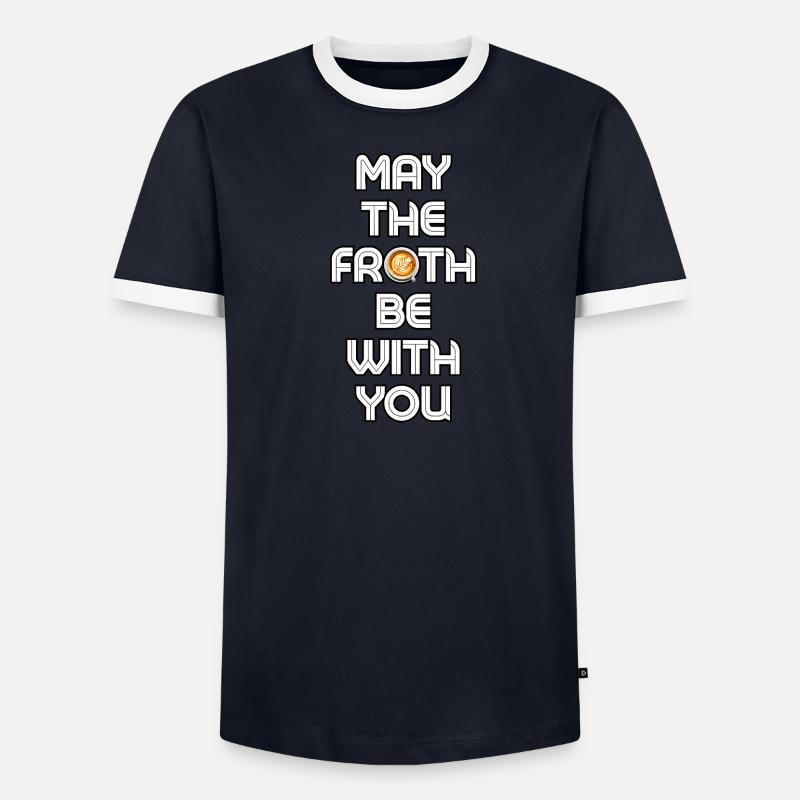 Möge der Schaum mit dir sein Männer Kontrast-T-Shirt