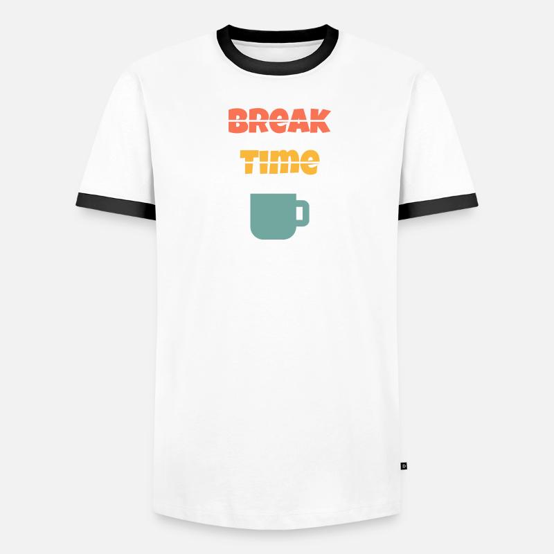 Break time / Pause T-shirt contrasté Homme