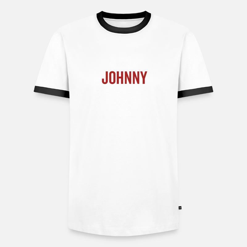 Pas de Johnny Pas de vie T-shirt contrasté Homme