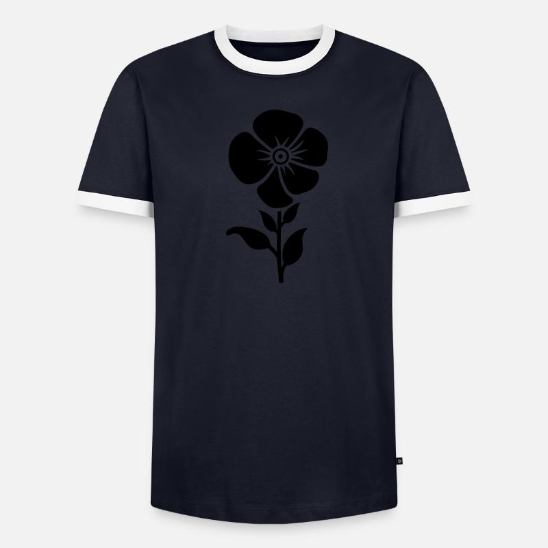 Flower Men's Ringer Shirt