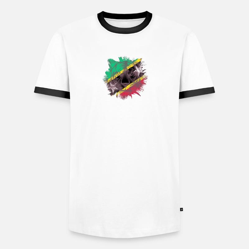 Saint-Kitts-et-Nevis T-shirt contrasté Homme