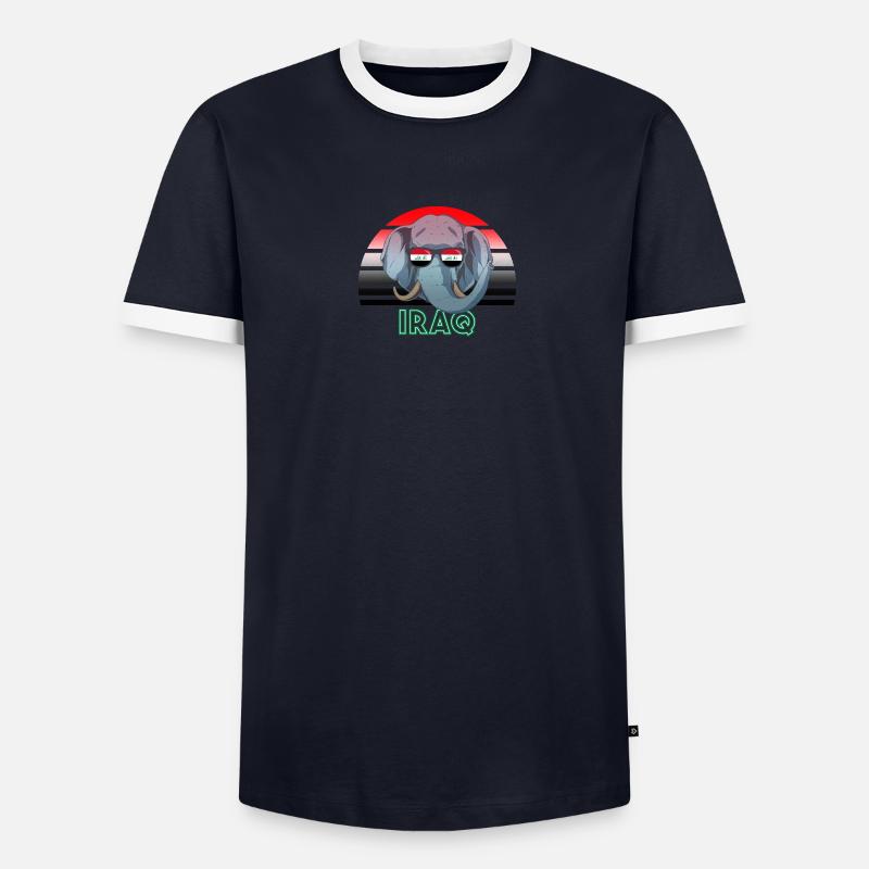 Irak Männer Kontrast-T-Shirt