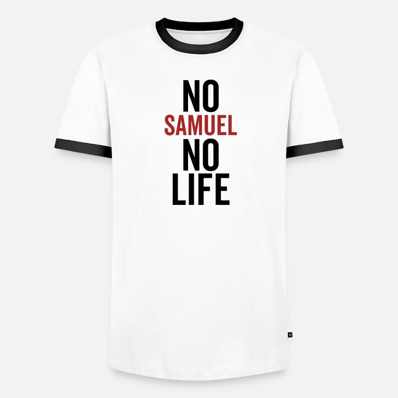 Pas de Samuel Pas de vie T-shirt contrasté Homme