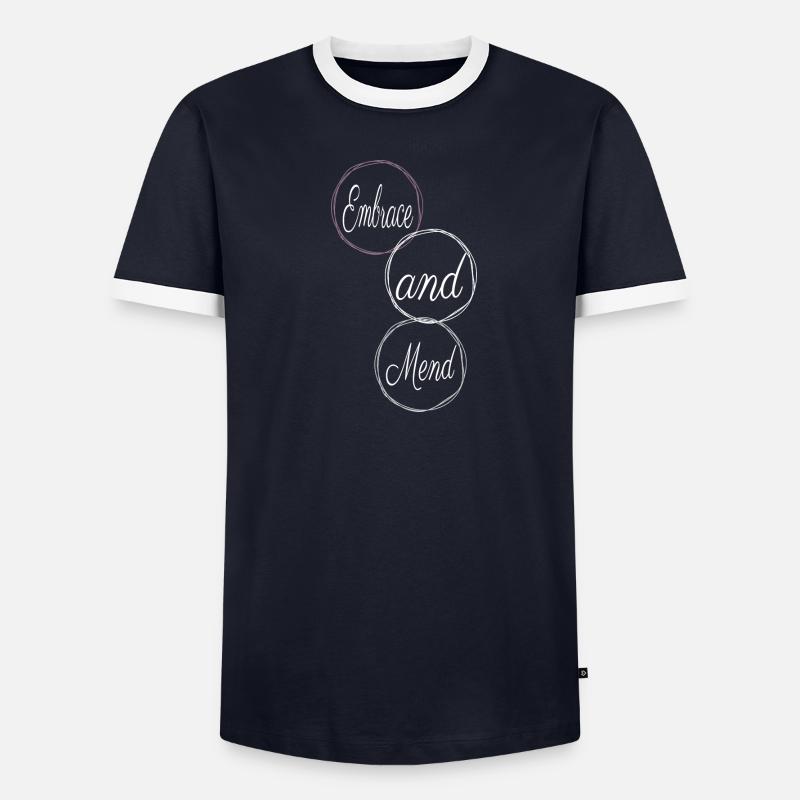Healing Quotes Supportive Relationships Men's Ringer Shirt