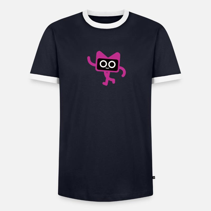 Kotlin Kodee Maskottchen Männer Kontrast-T-Shirt
