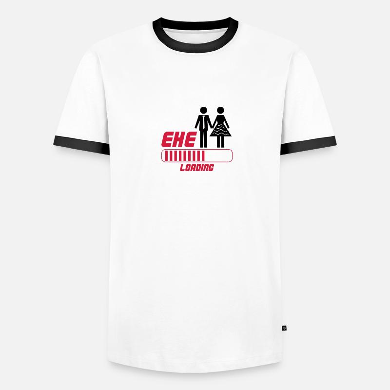 ehe loading Männer Kontrast-T-Shirt