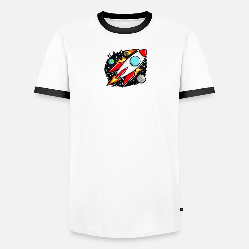 Fusée T-shirt contrasté Homme