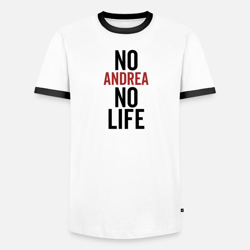 Pas d’Andrea Pas de vie T-shirt contrasté Homme