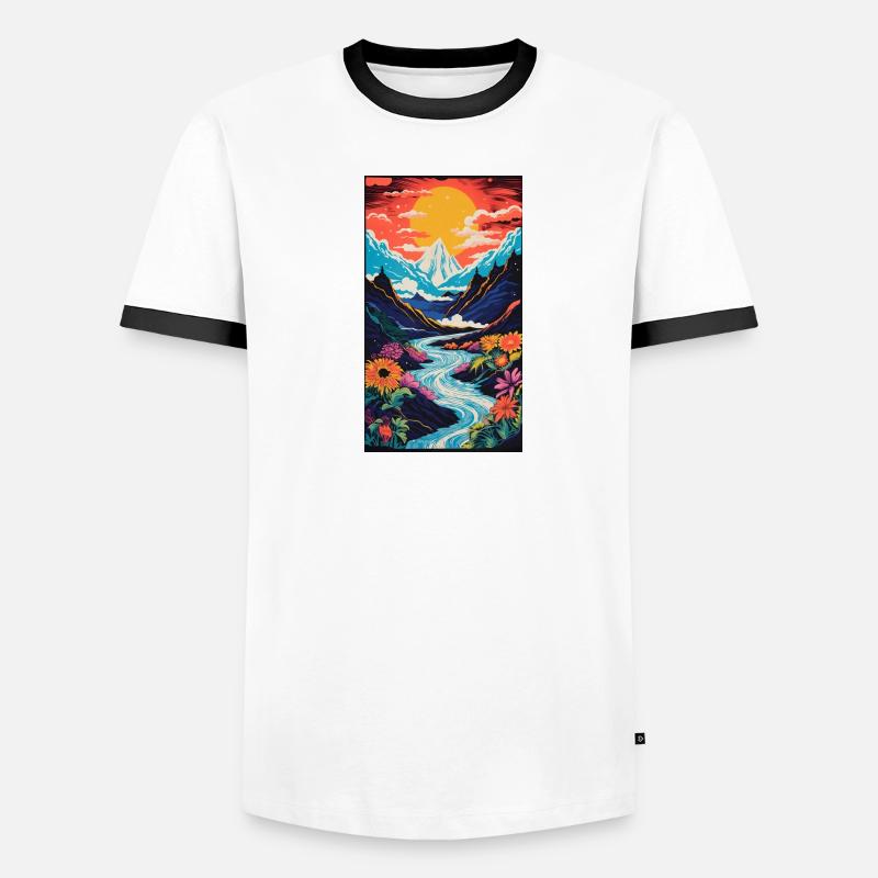 Nature effect Risographie Men's Ringer Shirt