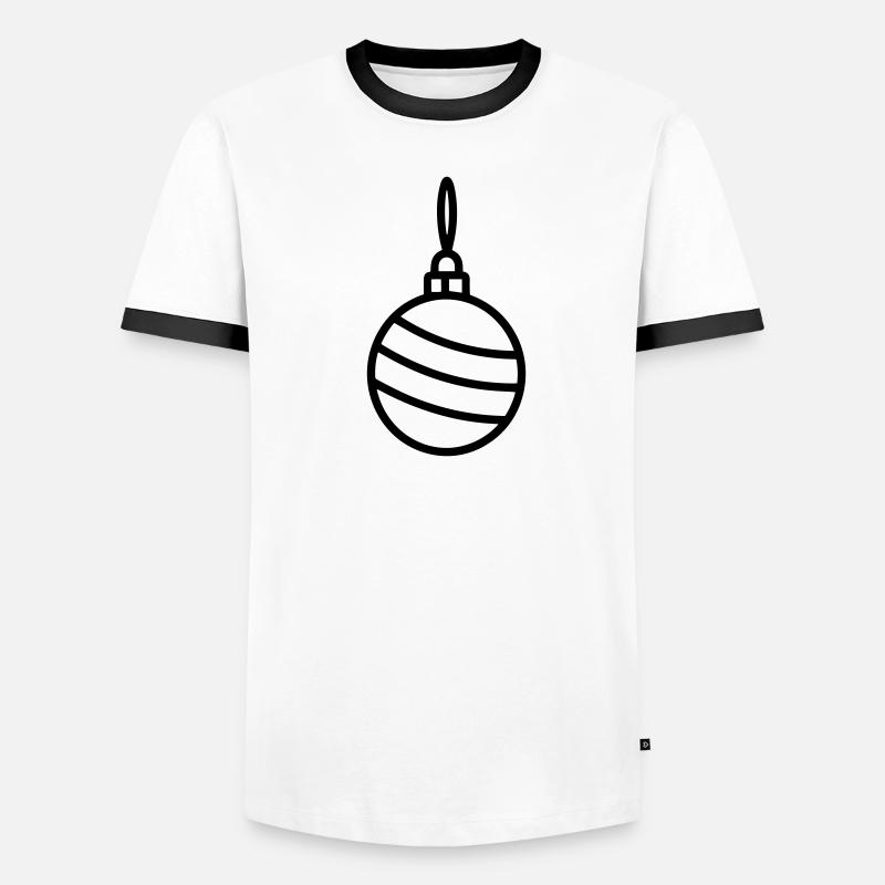 Boule de Noël T-shirt contrasté Homme