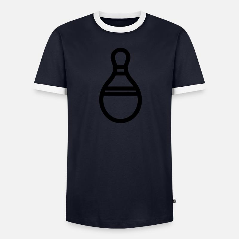 Quille de Bowling T-shirt contrasté Homme