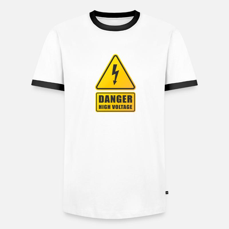 DANDER HIGH VOLTAGE Men's Ringer Shirt