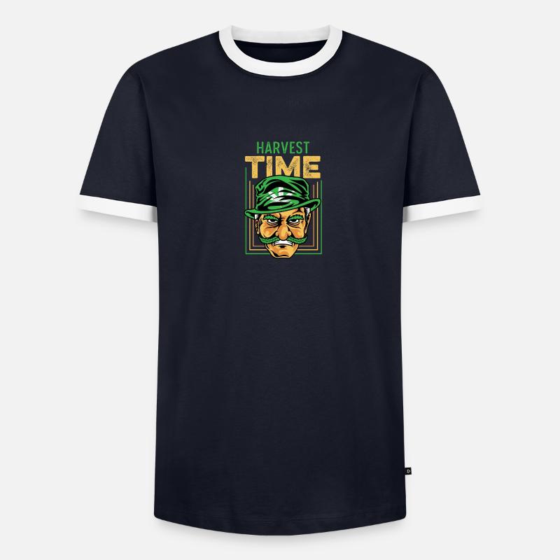 Erntezeit Stoner Gift Männer Kontrast-T-Shirt