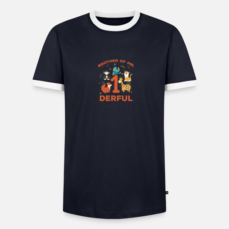 Frère de M. T-shirt contrasté Homme
