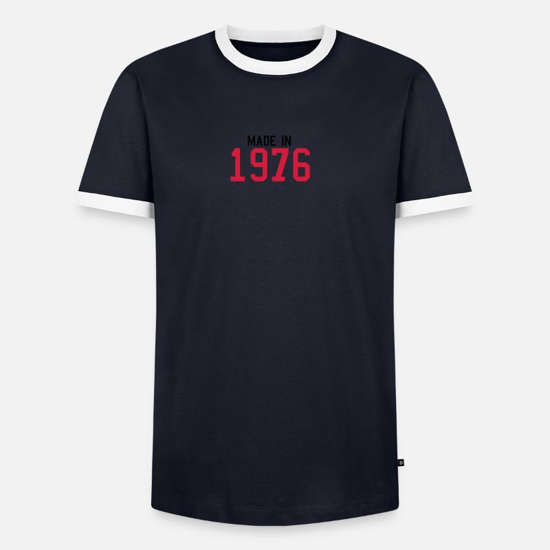 1976 T-shirt contrasté Homme