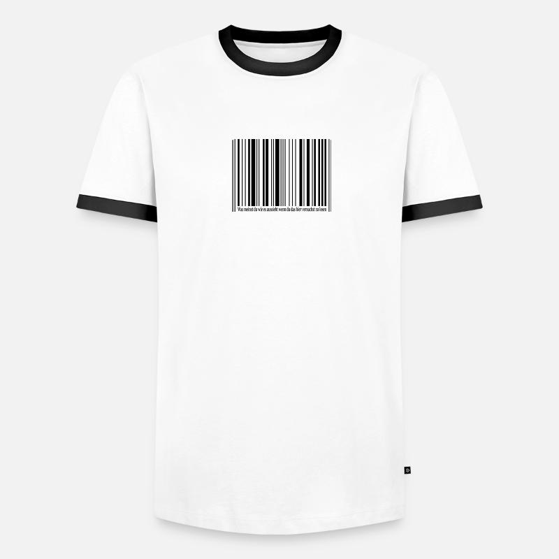 BARCODE Männer Kontrast-T-Shirt