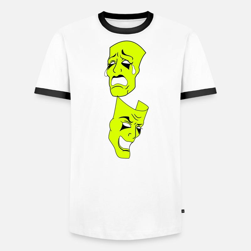 MASQUES Couleur variable T-shirt contrasté Homme