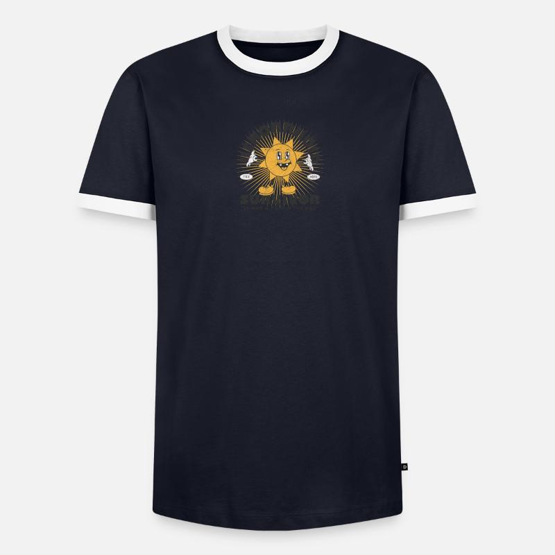 Survivant des hémorroïdes T-shirt contrasté Homme