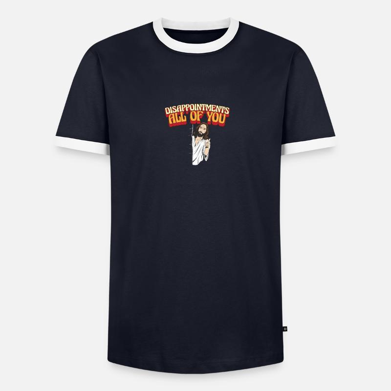 Funny Jesus Facepalm Meme Disappointments All Of Männer Kontrast-T-Shirt