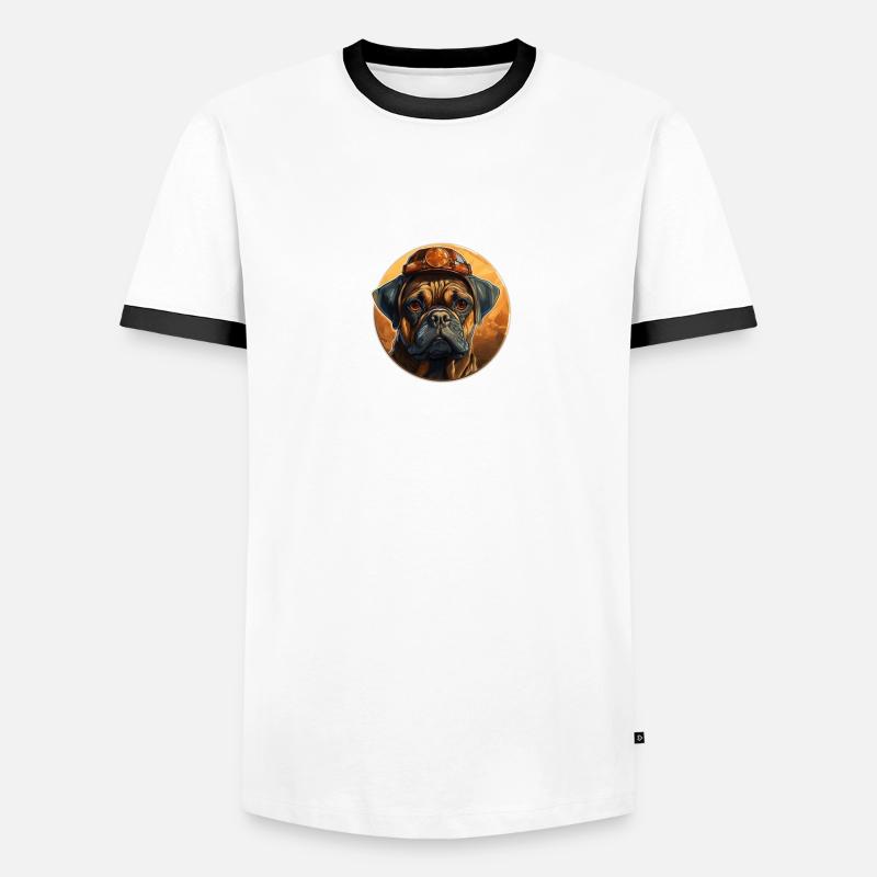 Pug as a builder Men's Ringer Shirt