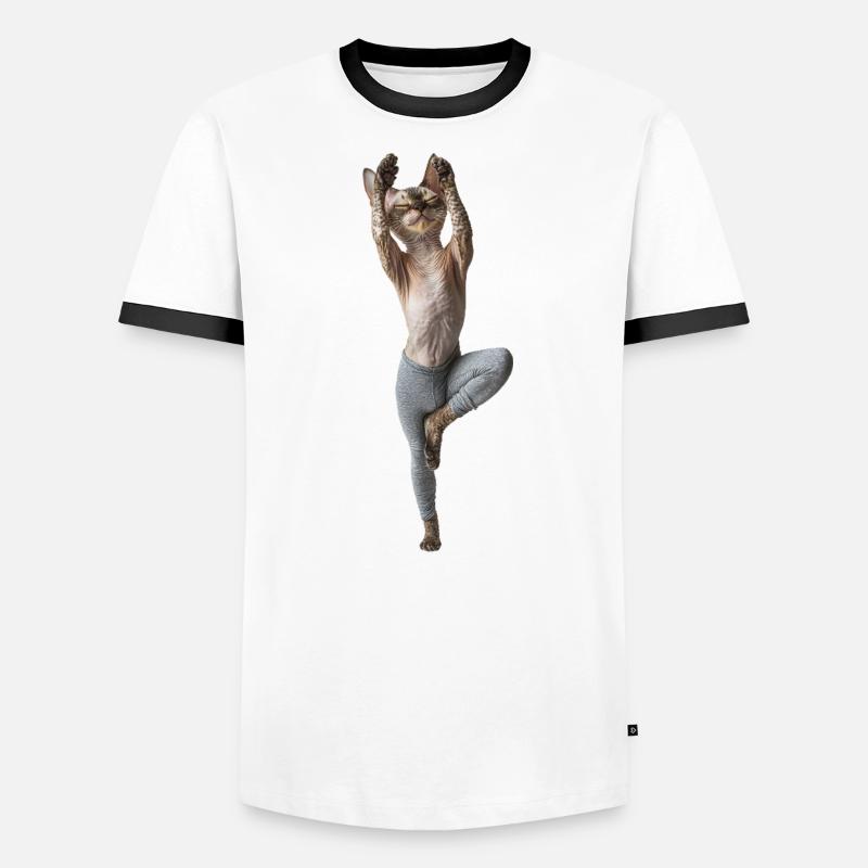 Devon Rex Männer Kontrast-T-Shirt