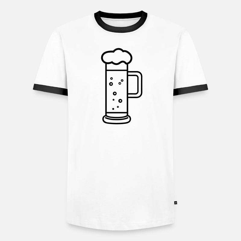 Bière T-shirt contrasté Homme