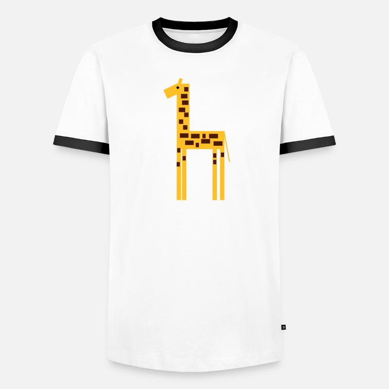 giraffe 2 Men's Ringer Shirt