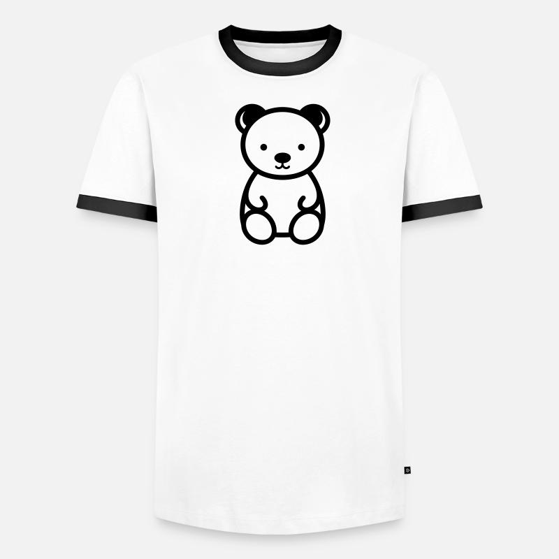 Bébé ours T-shirt contrasté Homme