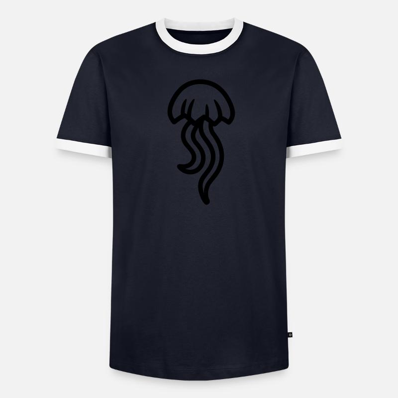 Méduse T-shirt contrasté Homme