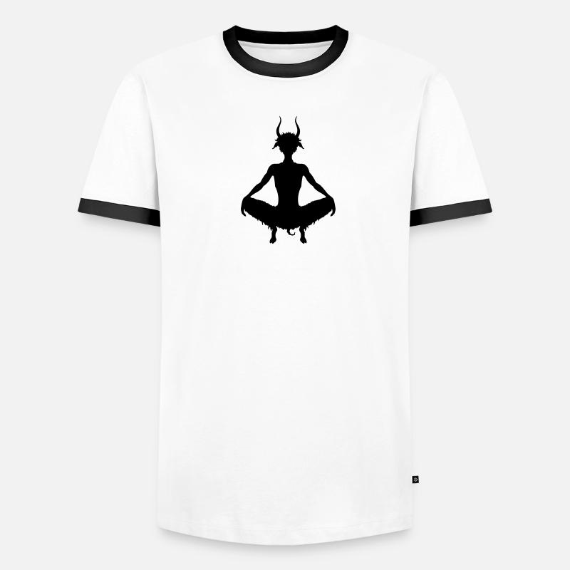 devil Männer Kontrast-T-Shirt