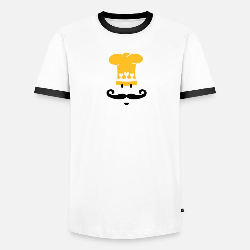 Chef cuisinier / chef cook (2c) T-shirt contrasté Homme